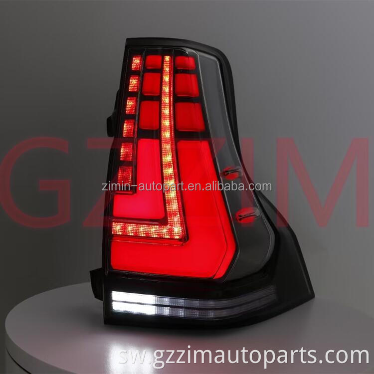 Sehemu za gari nyuma taa iliyoongozwa taa ya taa iliyobadilishwa taa ya FJ150 Prado 2018